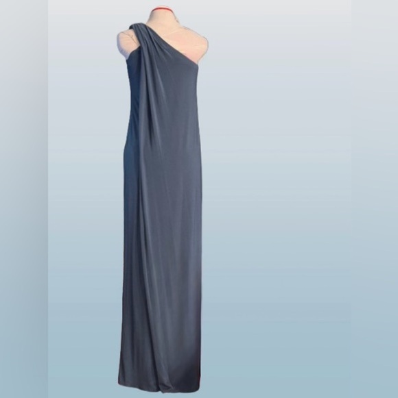 Mignon one-shoulder gown sz 6 - Picture 5 of 6